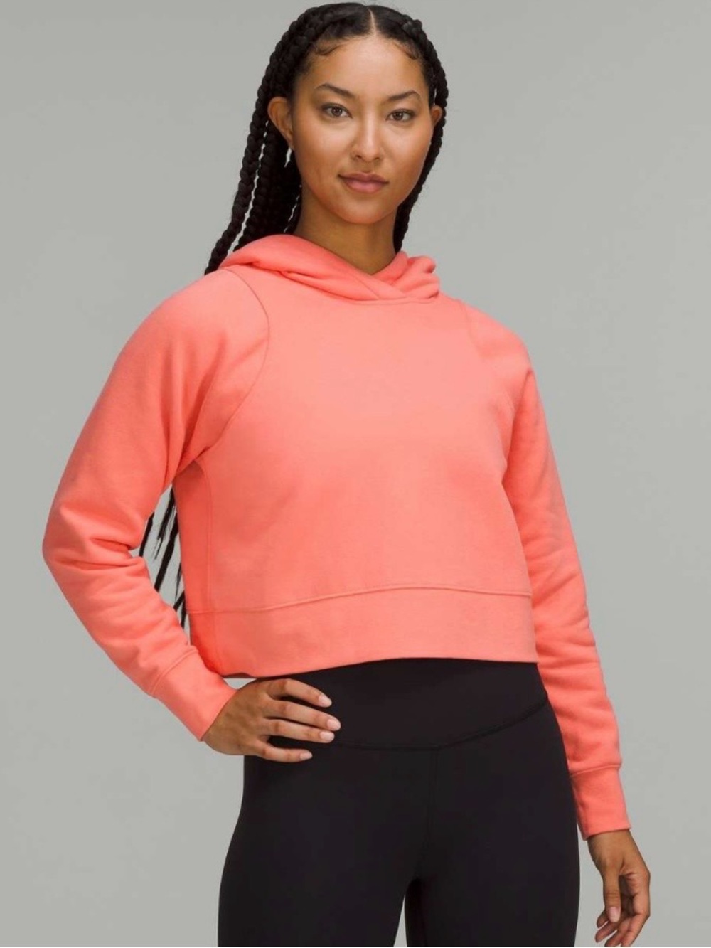 Lululemon loungeful cropped hoodie size 4